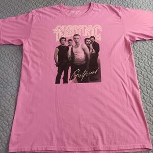 Pink Graphic Tee - NSYNC Design